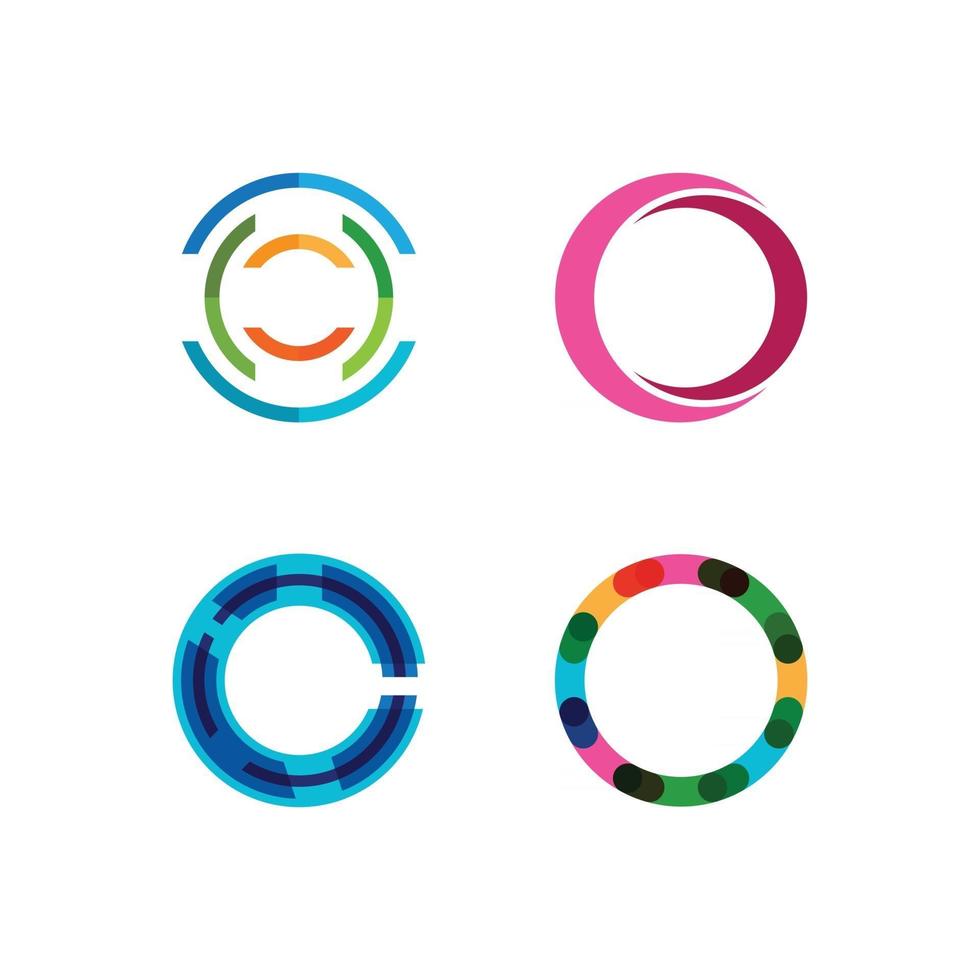 circle logo vector