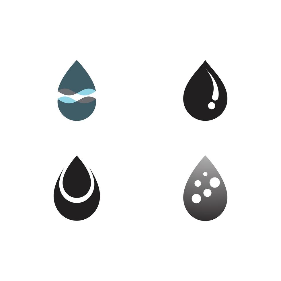 water drop icon vector