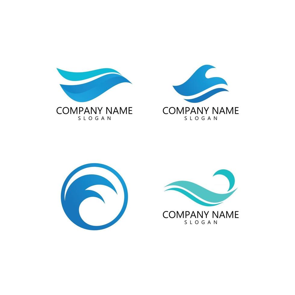 Water wave Logo vector