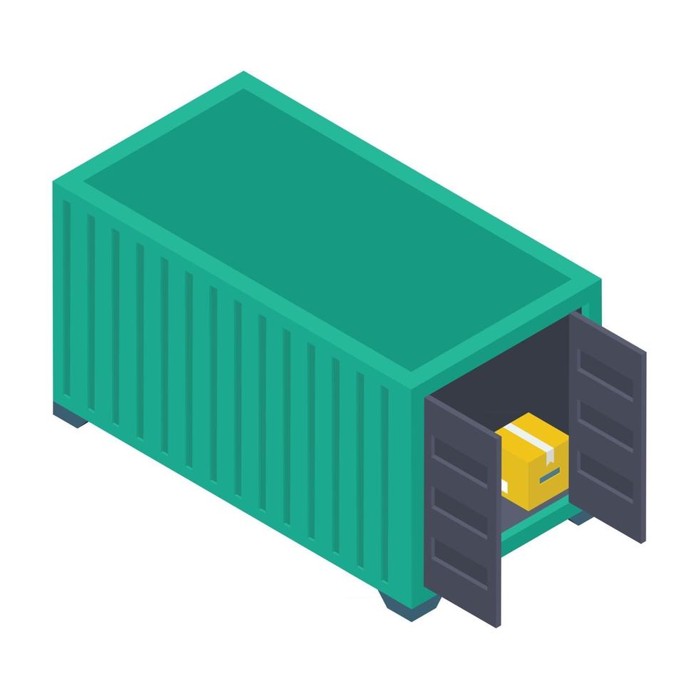 Container Loading Concepts vector