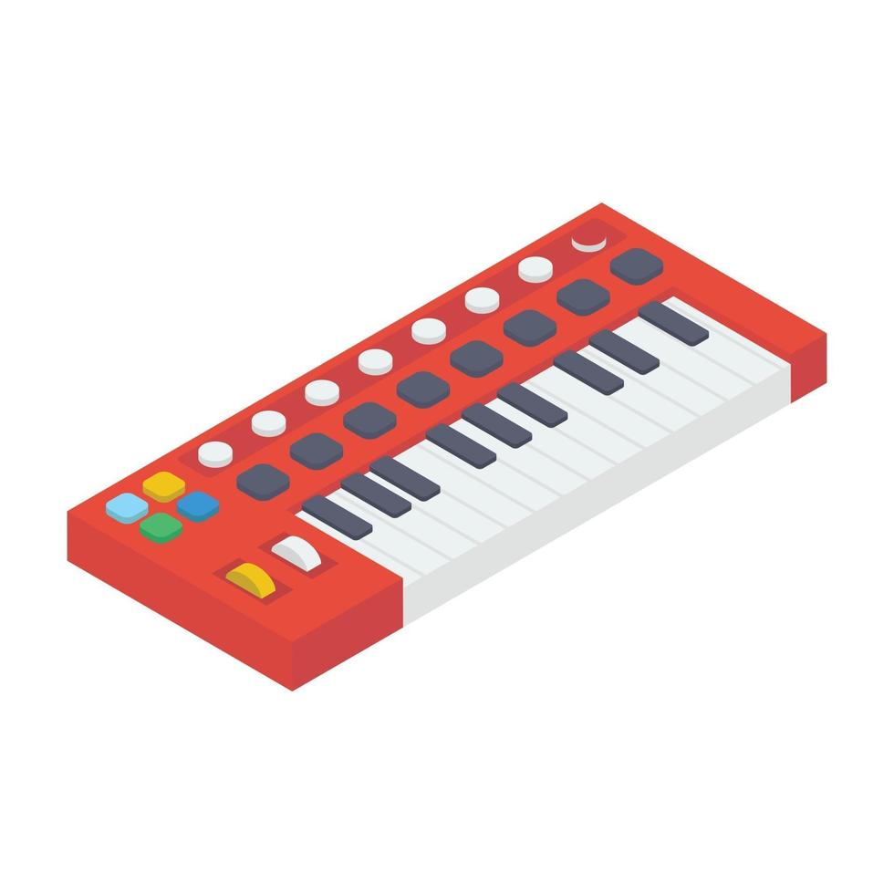 conceptos de teclado de piano vector