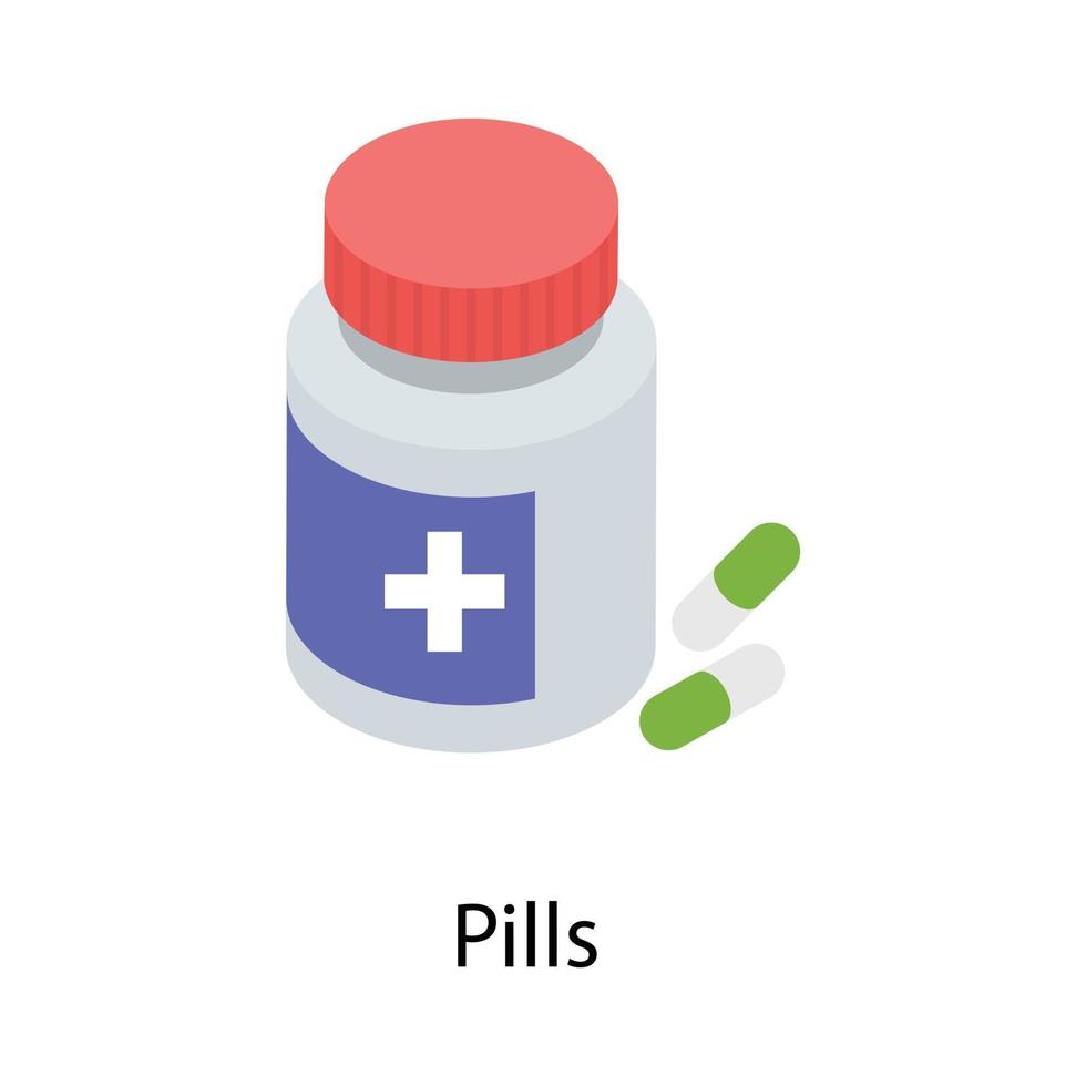 conceptos de envase de medicina vector