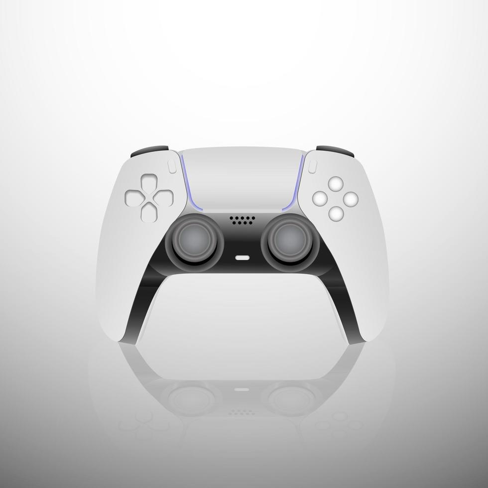 Realistic 3d vector illustration next generation game controller