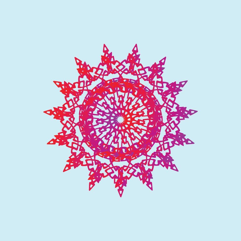 Mandala Decorative And Ornamental Abstract Colorful design vector