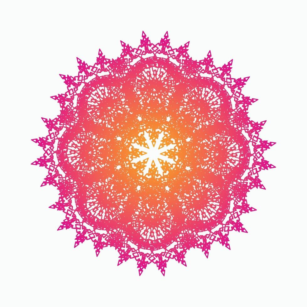 Mandala Decorative And Ornamental Abstract Colorful design vector
