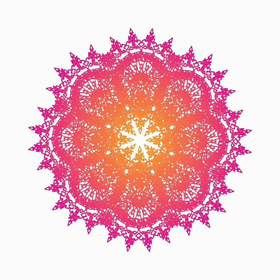 Mandala Decorative And Ornamental Abstract Colorful design vector