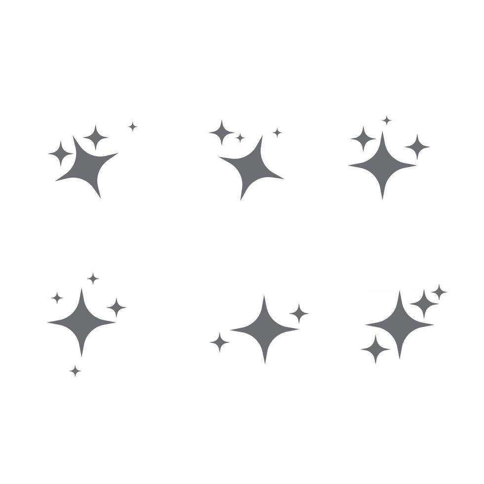Star icon Template vector