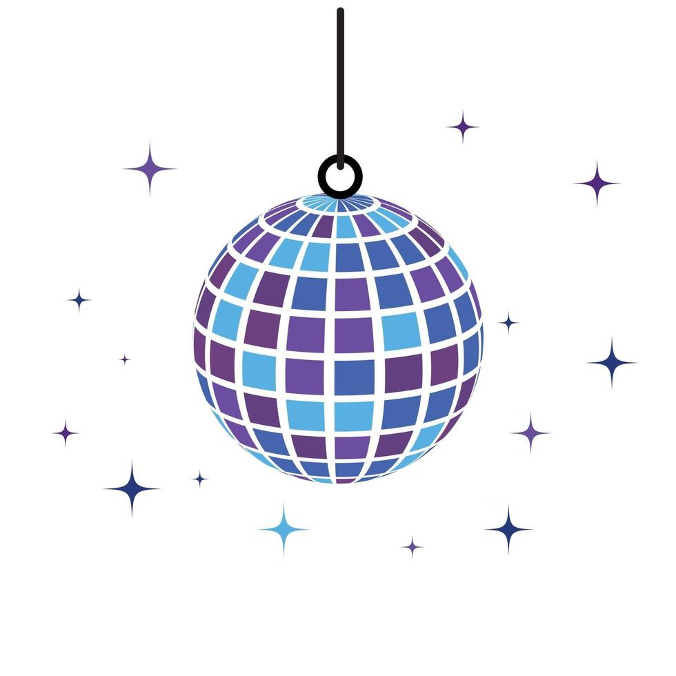 Disco ball icon vector