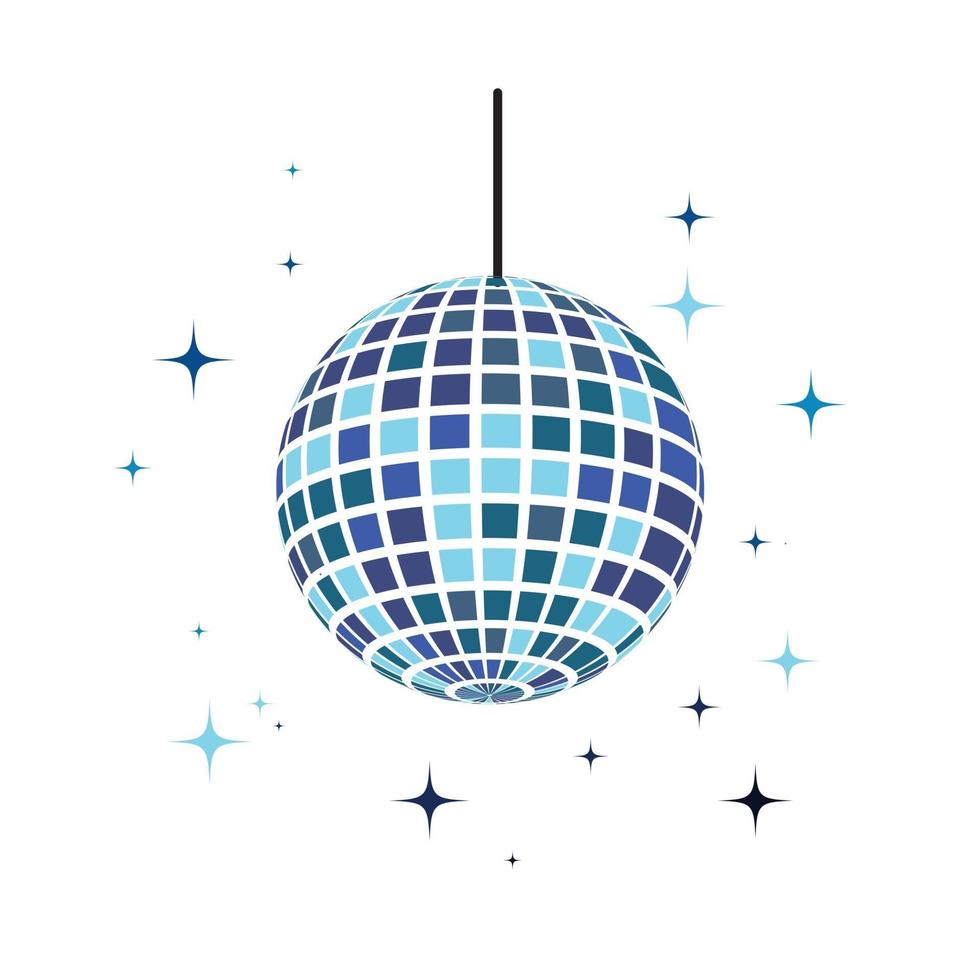 icono de bola de discoteca vector