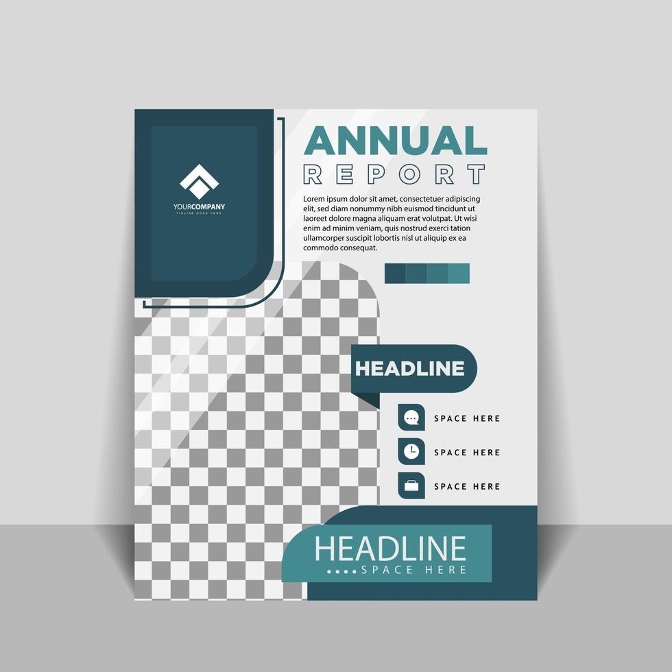 Cover designs for annual reports and business catalogs vector