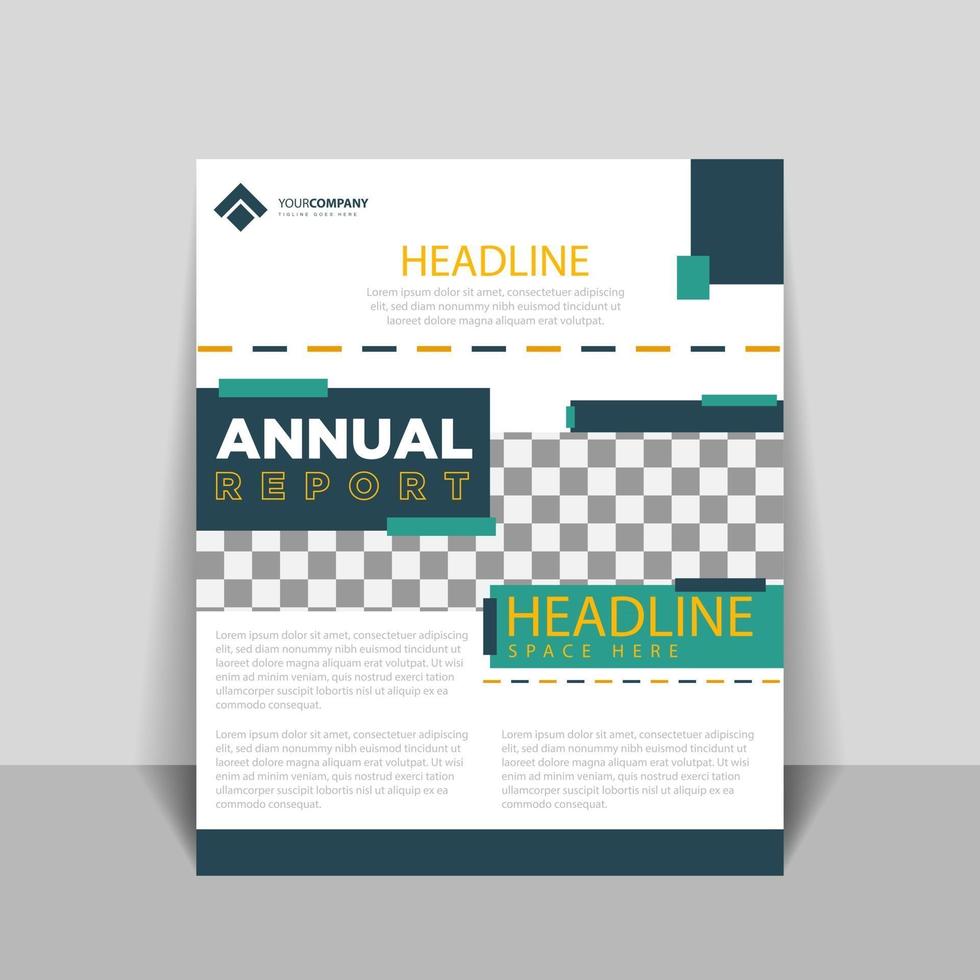 Cover designs for annual reports and business catalogs vector