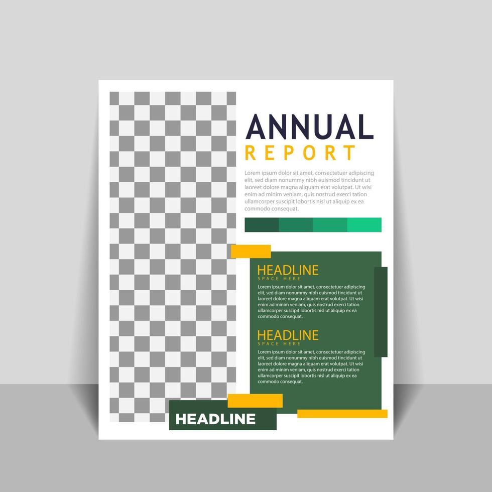 Cover designs for annual reports and business catalogs vector