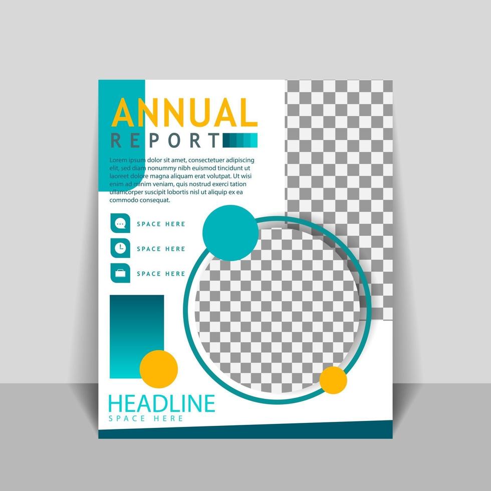 Cover designs for annual reports and business catalogs vector