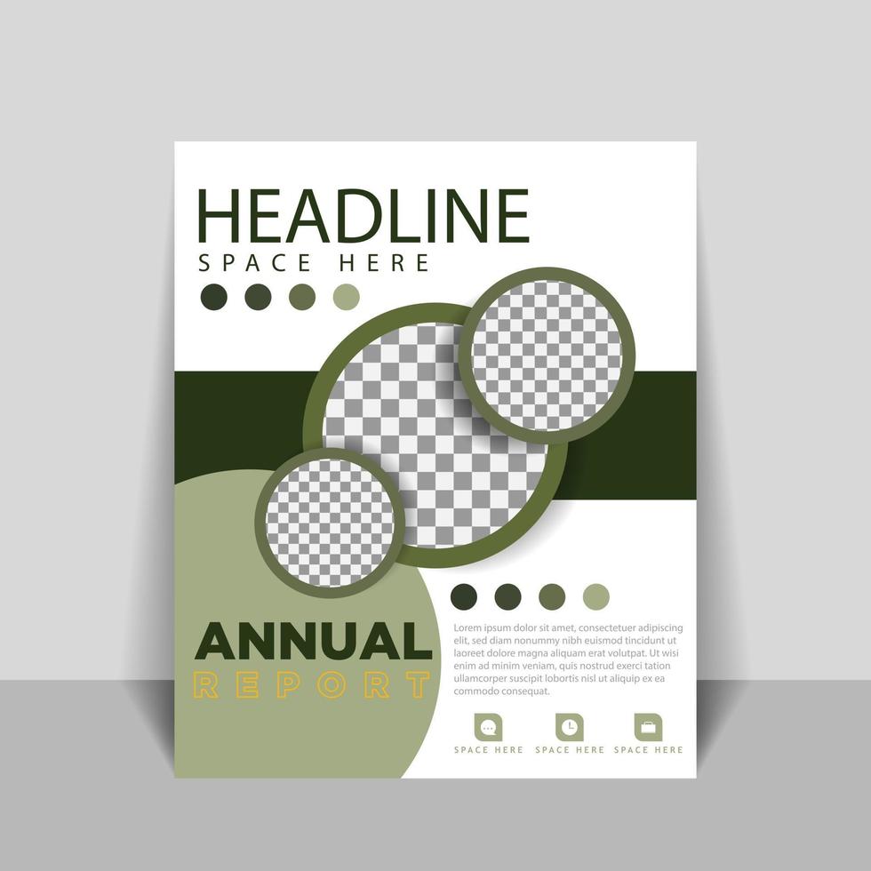 Cover designs for annual reports and business catalogs vector