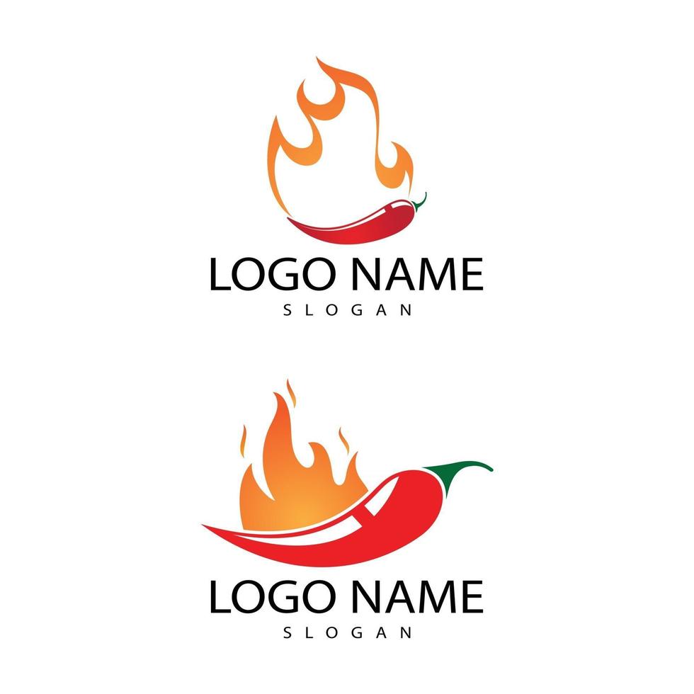 Red hot natural chili icon vector Illustration