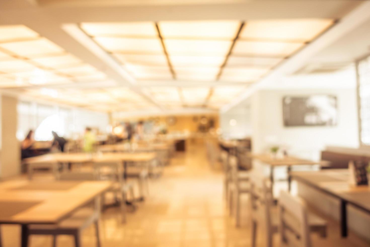 Abstract blur restaurant photo
