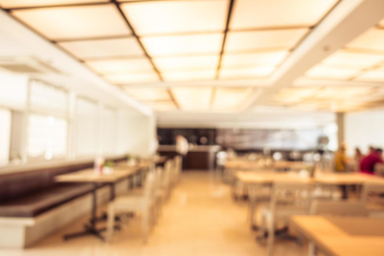 Abstract blur restaurant photo