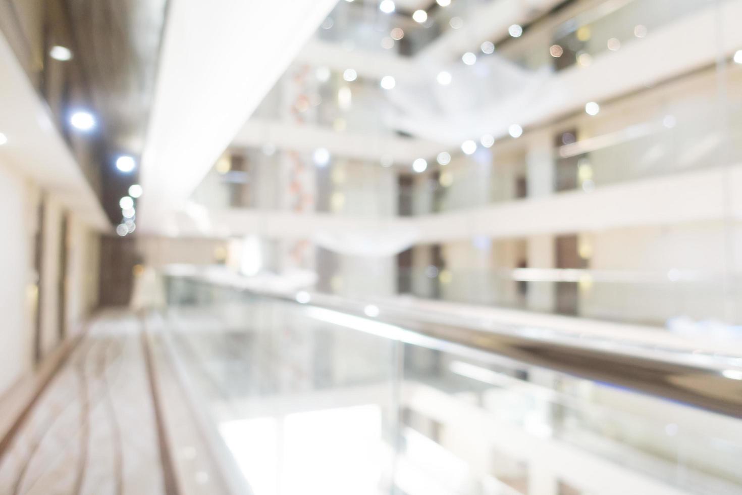 Abstract blur and defocused hotel and lobby interior photo