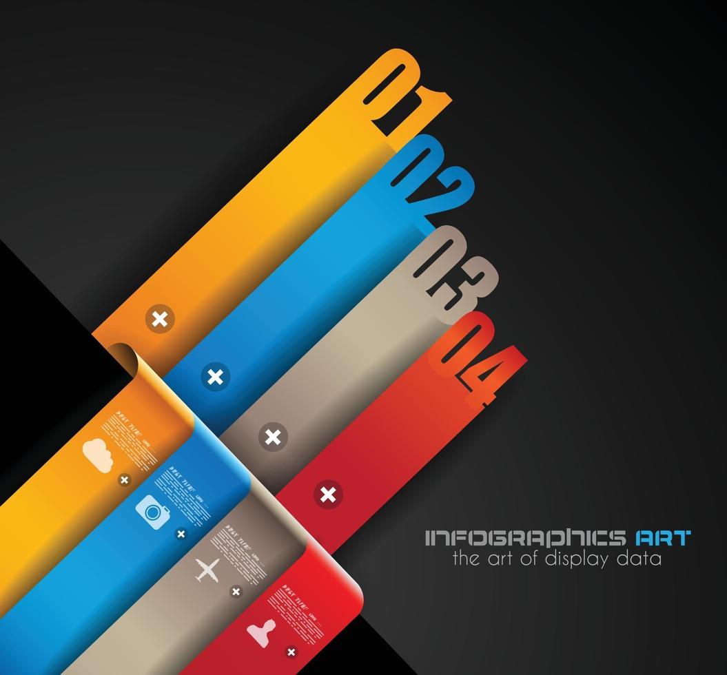Infographic minimal elements vector