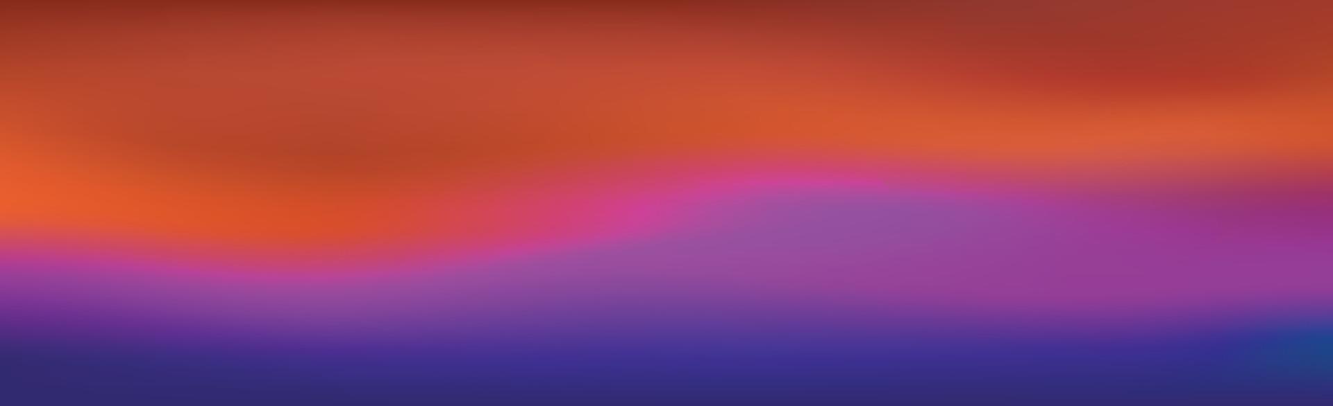 Blurred large panoramic summer background multicolored gradient vector