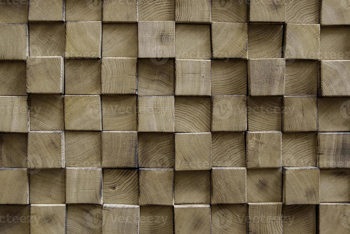 Wooden square wall photo