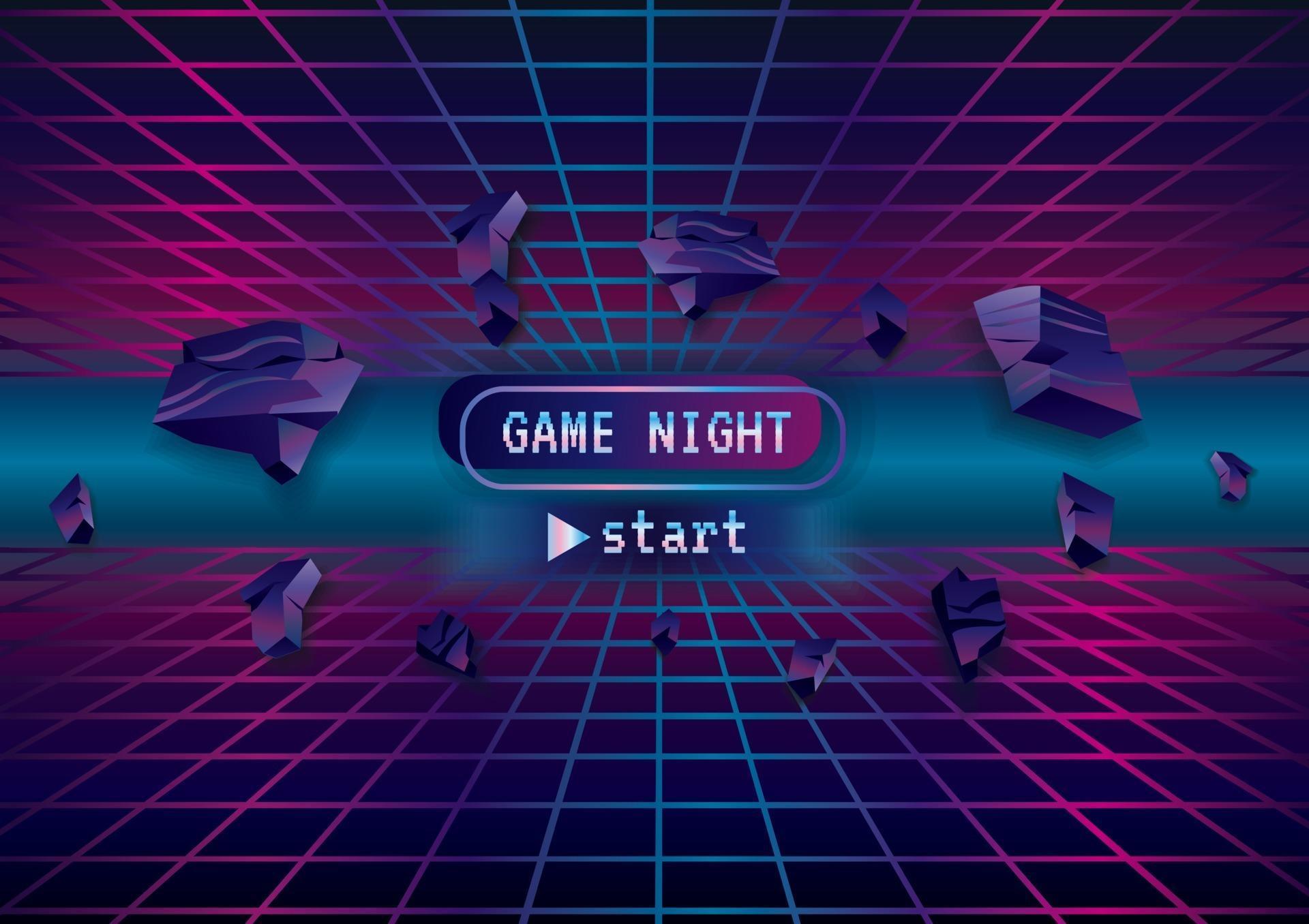 Game zone game on abstract art background vector 2816020 Vector Art at