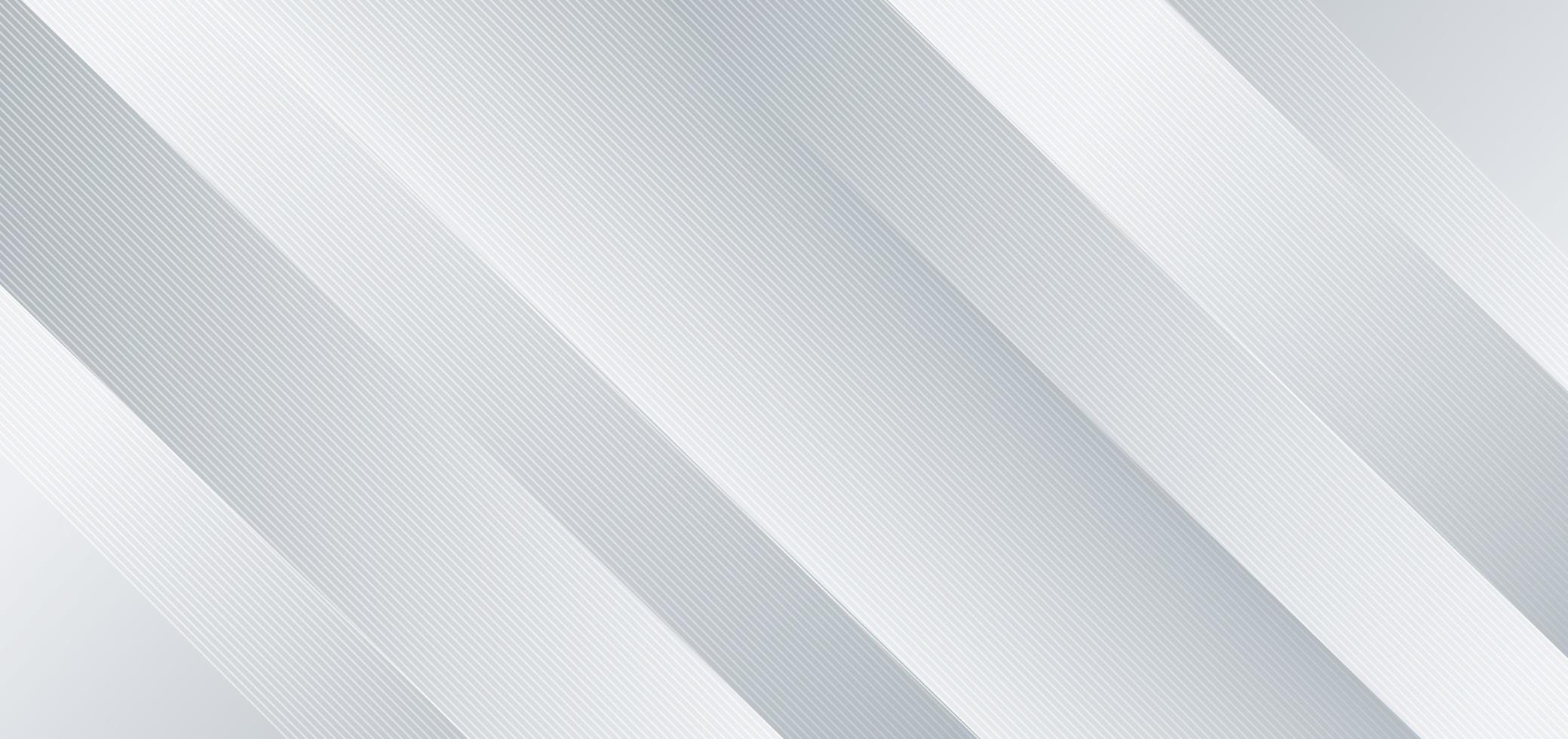 Abstract diagonal white and gray gradient stripe lines background. Modern concept. vector