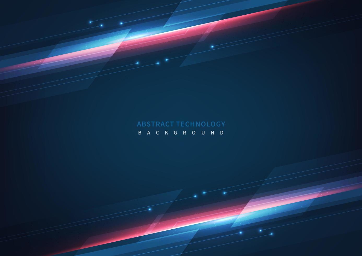 Abstract technology geometric overlapping hi speed line movement design background with copy space for text. vector
