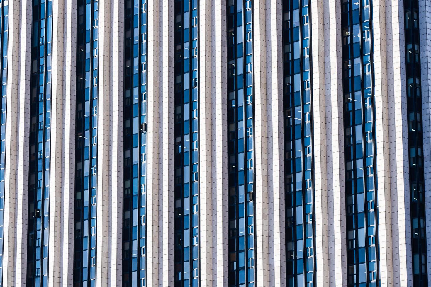 Beautiful business office building skyscraper with window glass photo