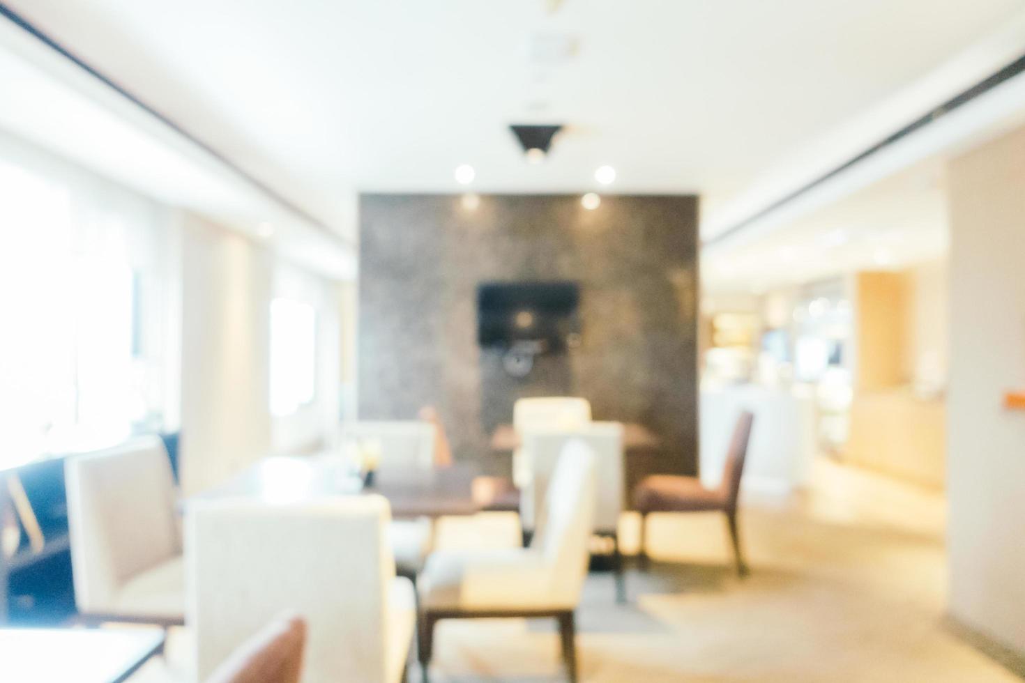 Abstract blur and defocused luxury hotel interior photo