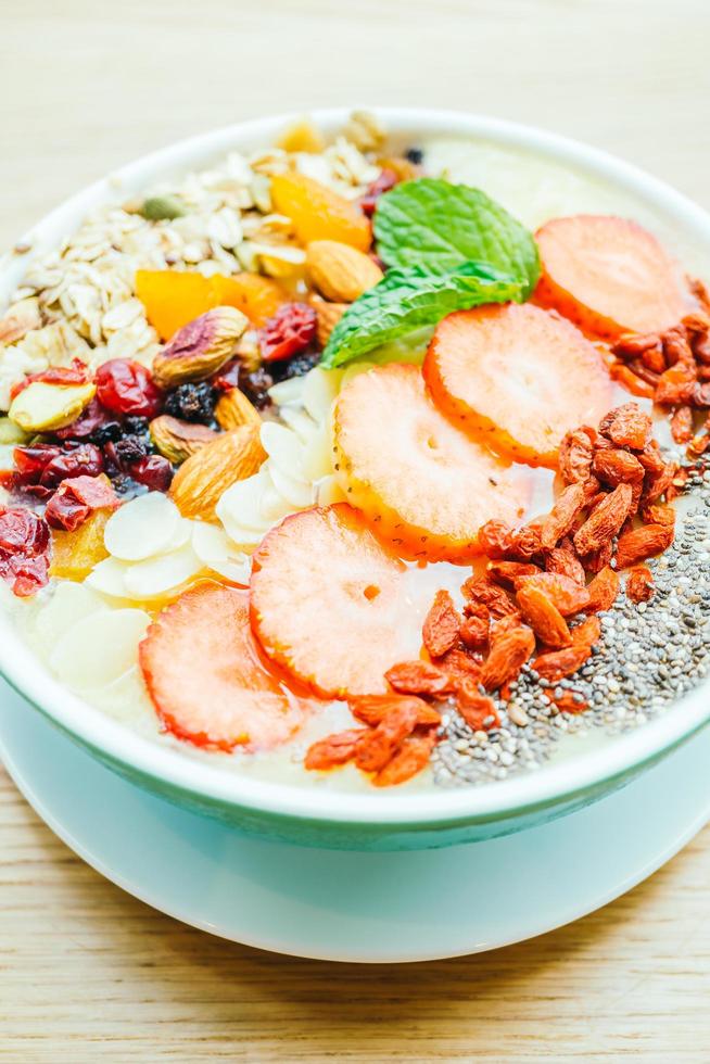 Smoothies healthy bowl photo