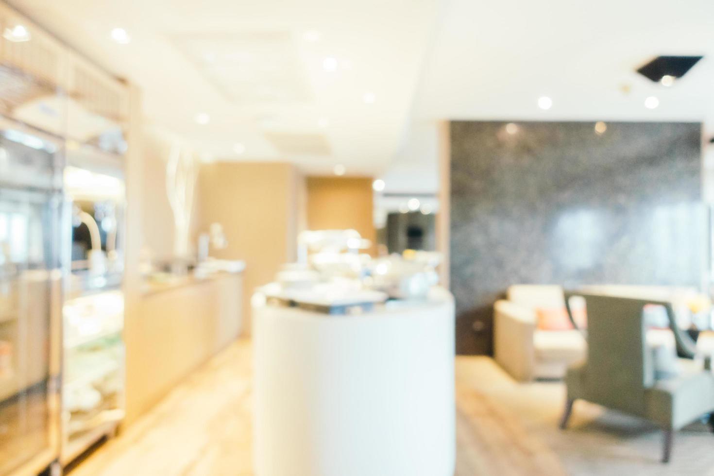 Abstract blur and defocused luxury hotel interior photo