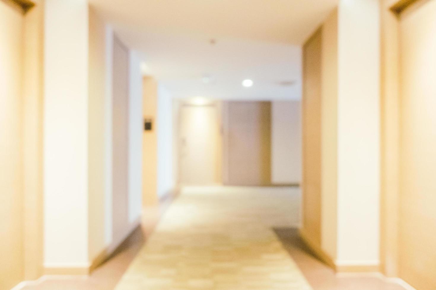 Abstract blur and defocused luxury hotel interior photo