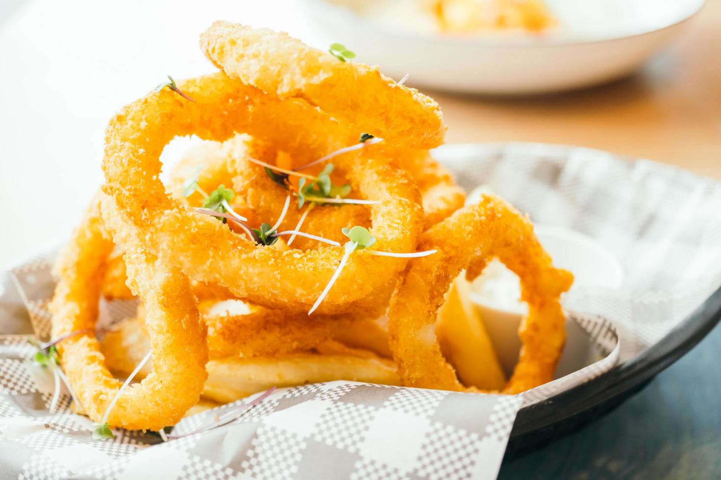 Fried calamari ring photo