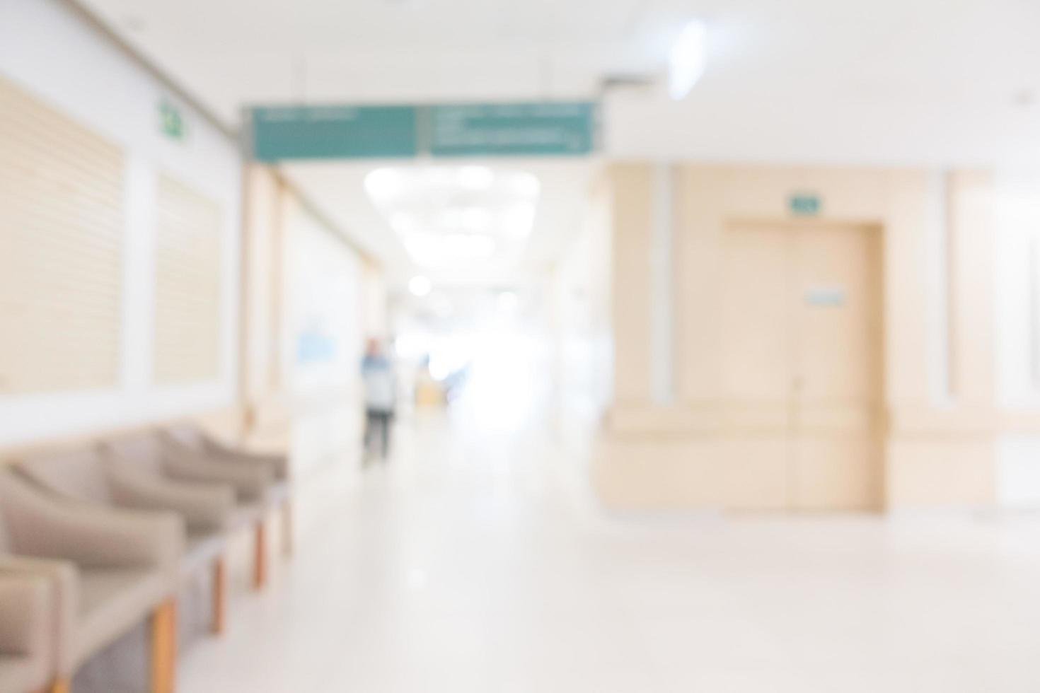 Abstract blur hospital and clinic interior photo