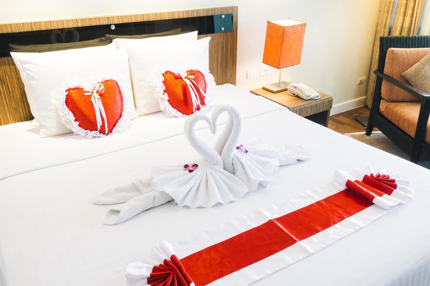 Romantic bedroom interior photo
