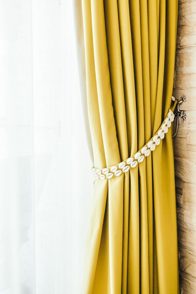 Curtain window decoration photo