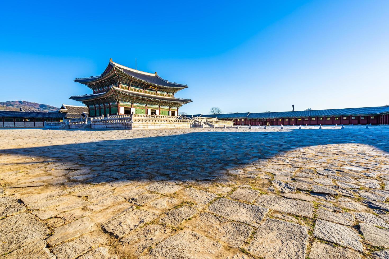 Gyeongbokgung palace in South Korea photo