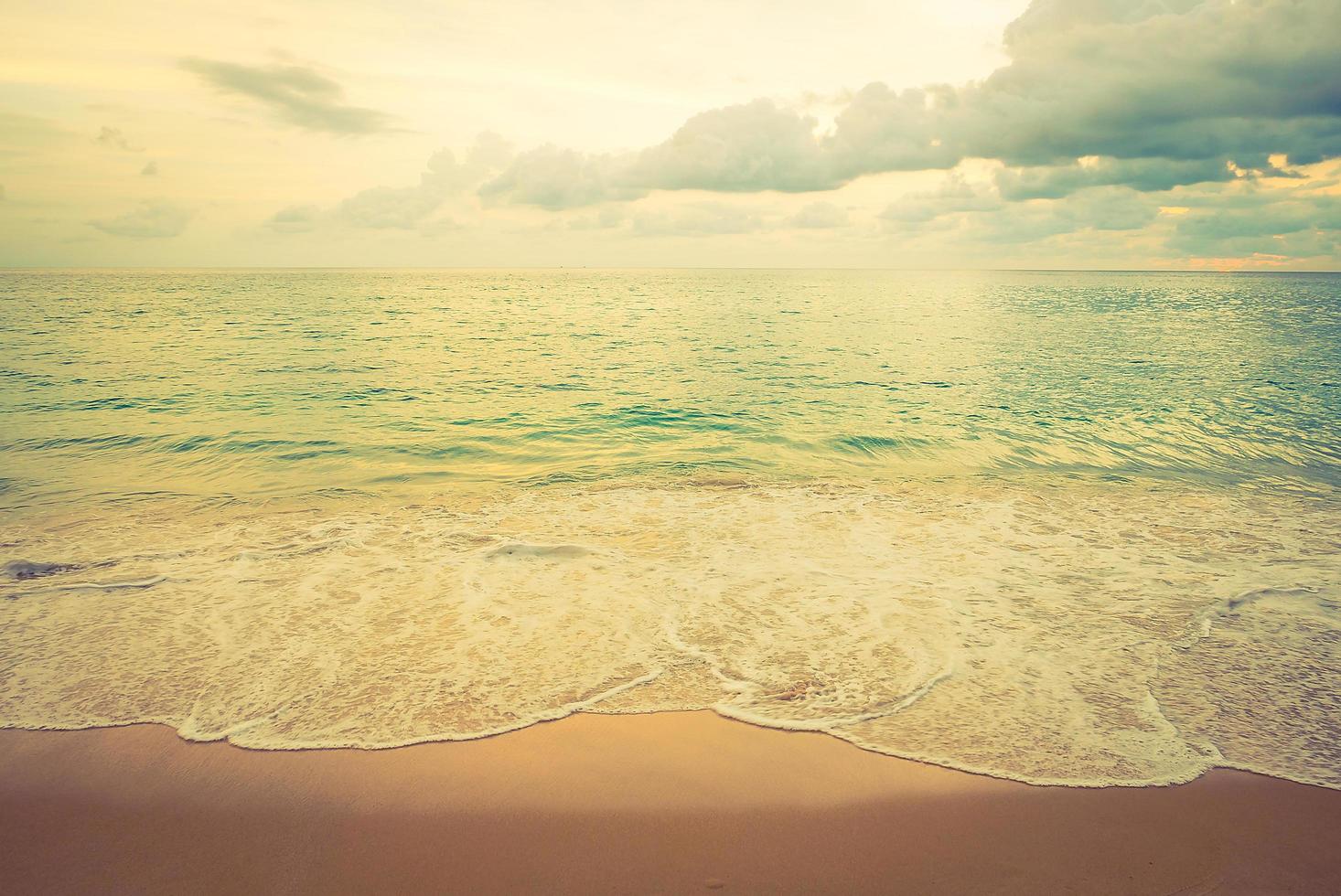 playa de mar tropical vintage foto