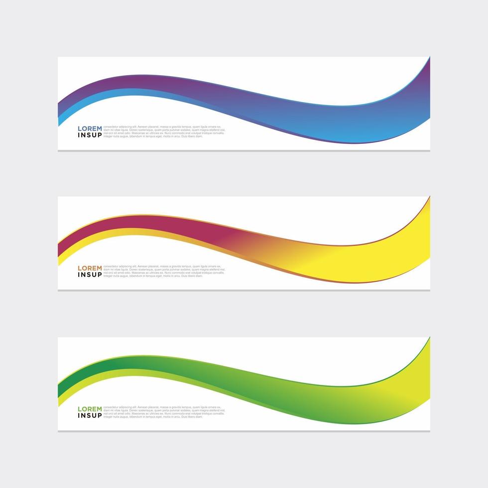 Modern vector banner web background abstract design template