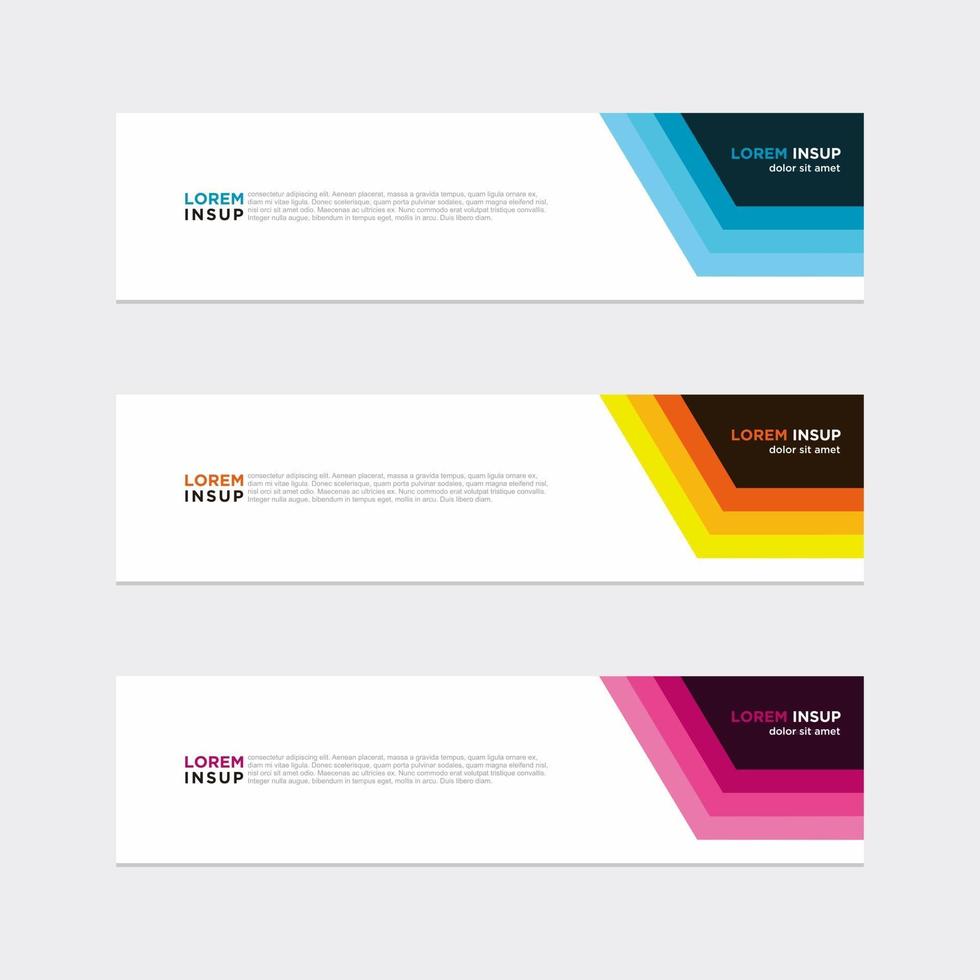 banner de vector moderno fondo web plantilla de diseño abstracto