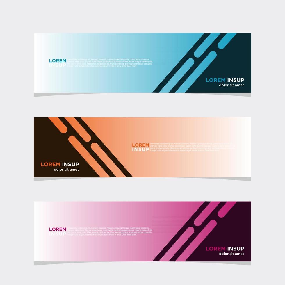 banner de vector moderno fondo web plantilla de diseño abstracto