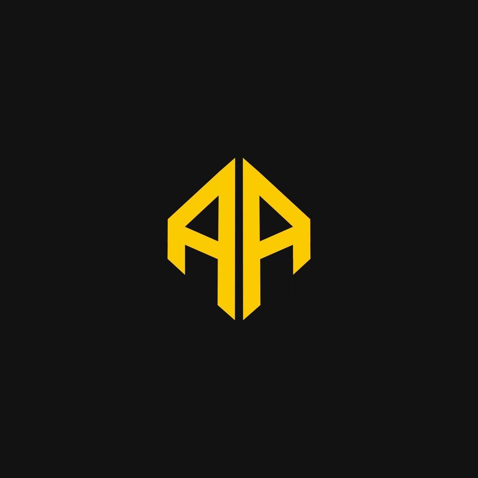 AA Logo monogram modern design template vector