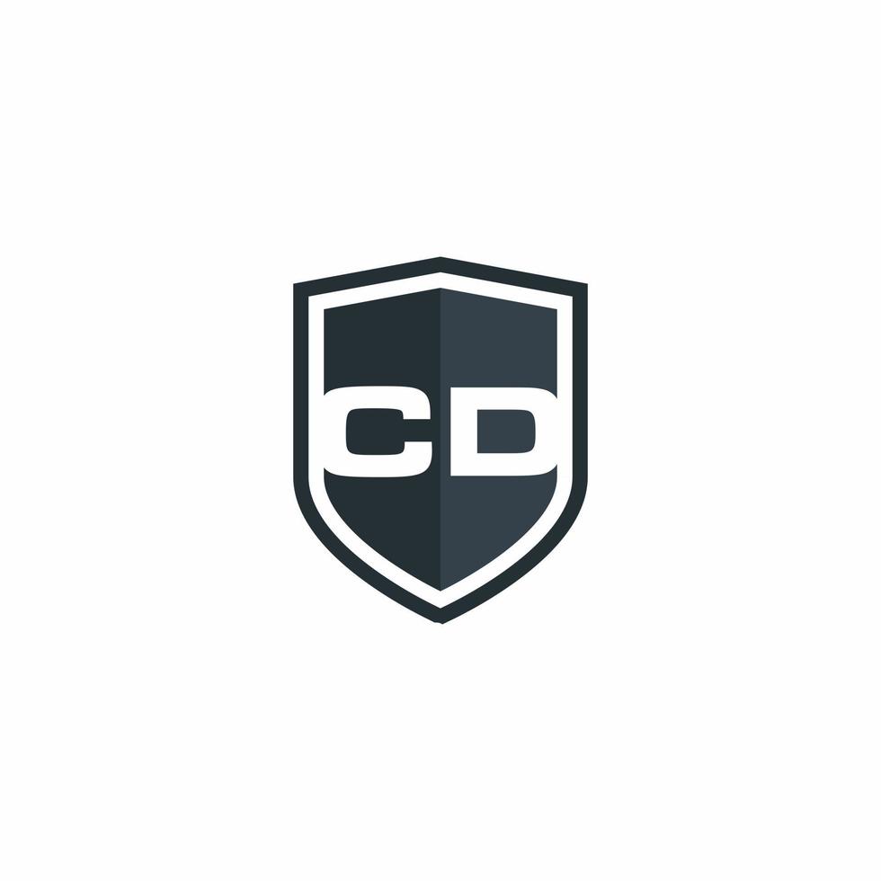 CD Logo monogram modern design template vector