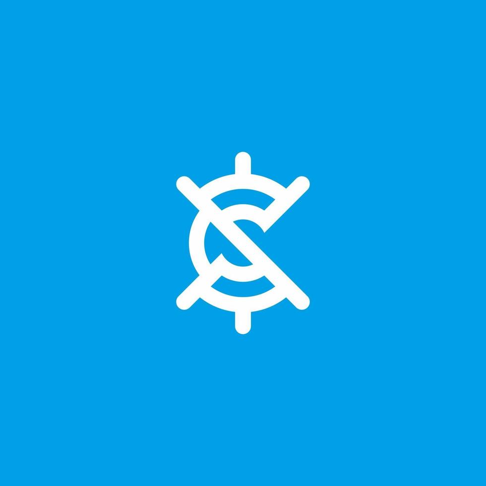 CS Logo monogram modern design template vector
