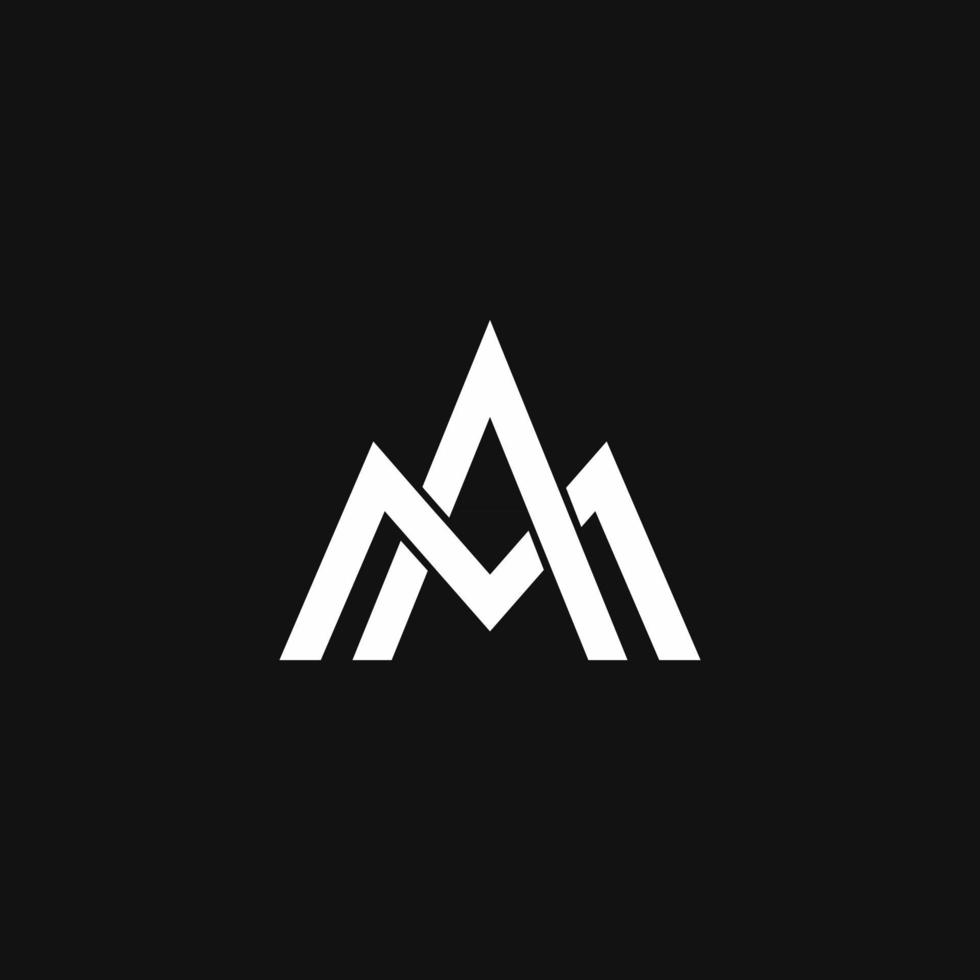 AM Monogram | Text logo design, Graphic design logo, Monogram logo design