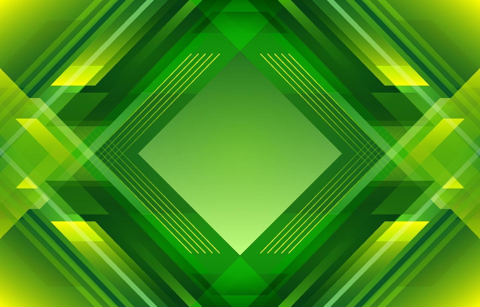Abstract Geometrical Diamond Green Yellow Gradient 2821972 Vector Art