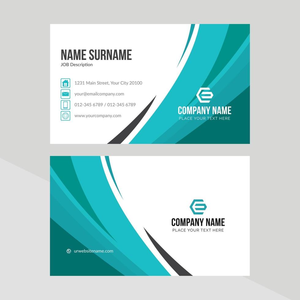 Modern Creative Business Card Template vector