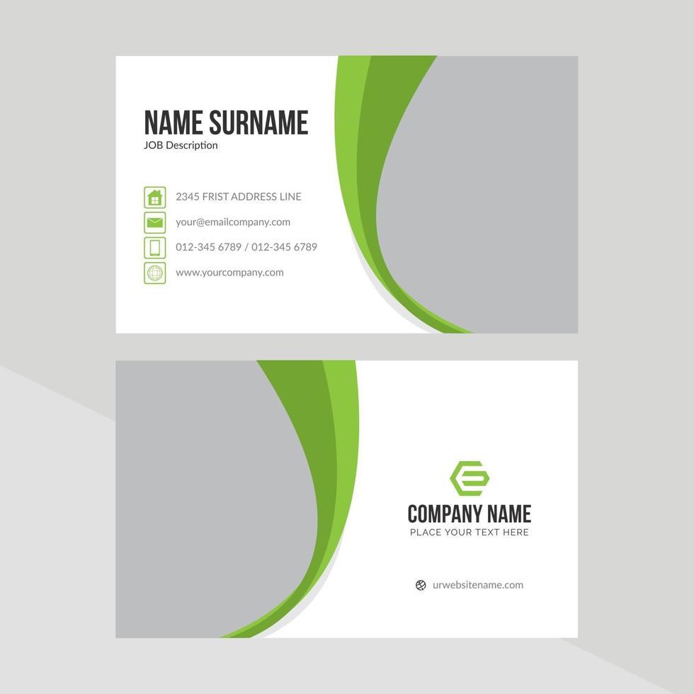 Modern Creative Business Card Template vector