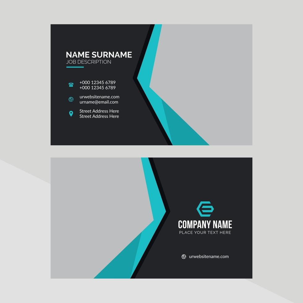 Modern Creative Business Card Template vector
